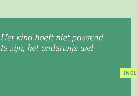 Het kind hoeft niet passend te zijn, het onderwijs wel