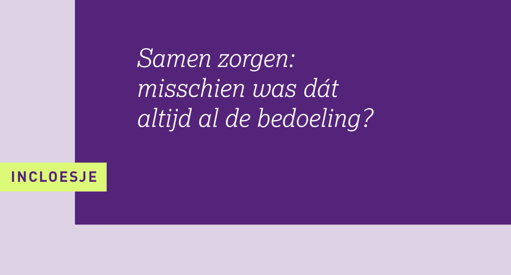 Het was een eenvoudige vraag van een moeder, tijdens een gesprek over inclusief onderwijs. De vraag bleef bij mij hangen. Omdat die zo ‘normaal’ klink. Natuurlijk wil je als ouder dat je kind de ondersteuning krijgt die nodig is.